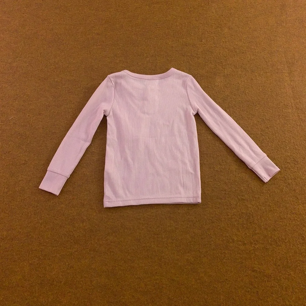 Old Navy Girls 3T Multicolor Striped Ribbed Graphic 3PK Long Sleeve T-Shirts NWT